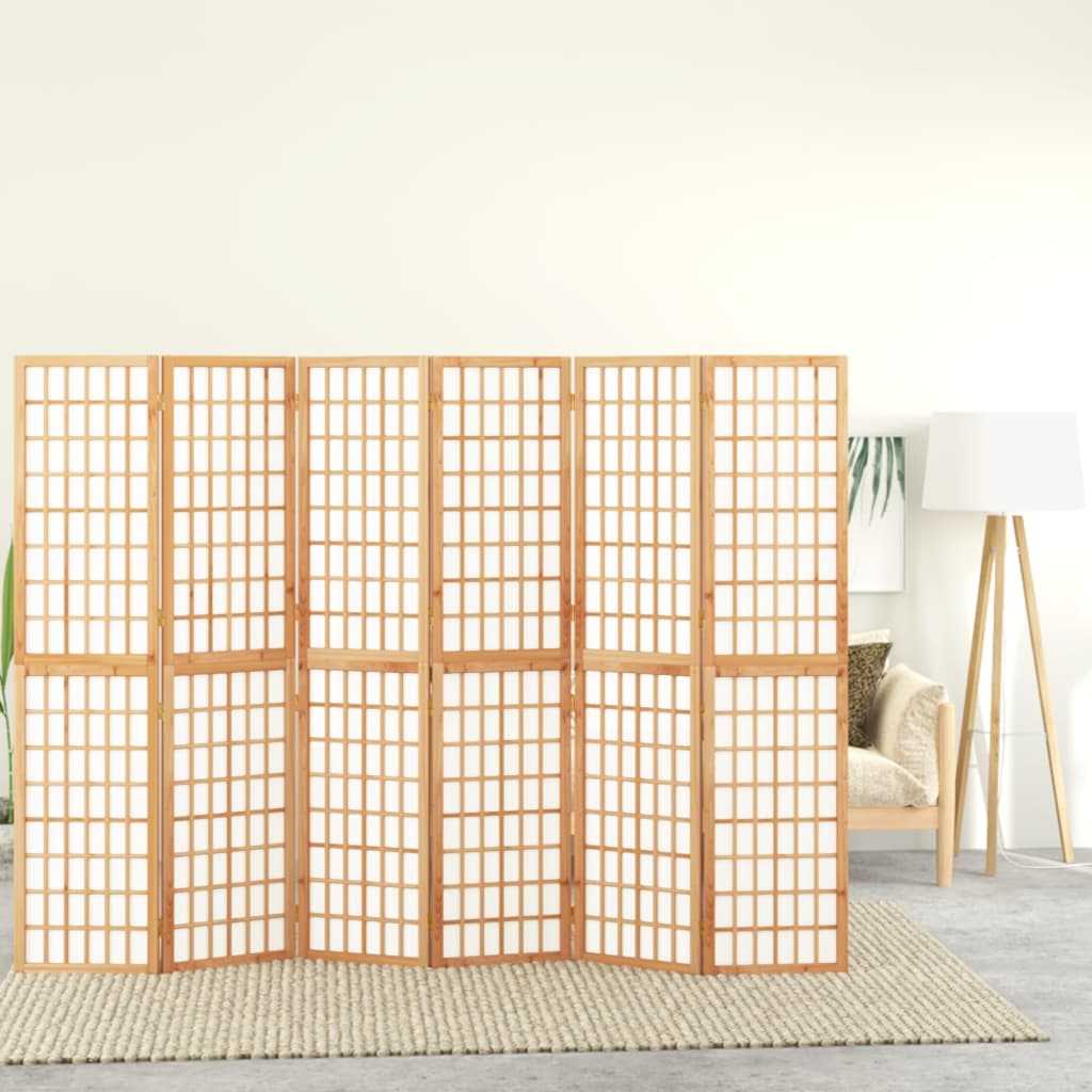 Biombo plegable con 3 paneles estilo japonés 120x170 cm