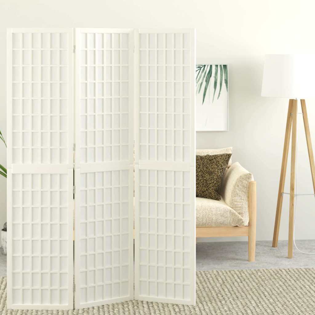 Biombo plegable con 3 paneles estilo japonés 120x170 cm