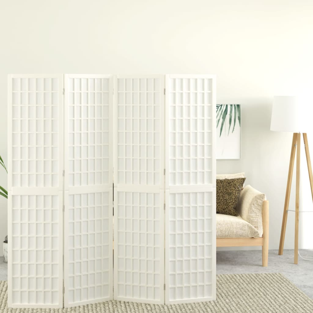 Biombo plegable con 3 paneles estilo japonés 120x170 cm