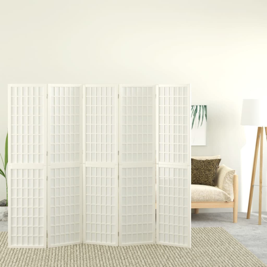 Biombo plegable con 3 paneles estilo japonés 120x170 cm