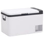 Cooler with PP and PE handle, black and white, 18 L