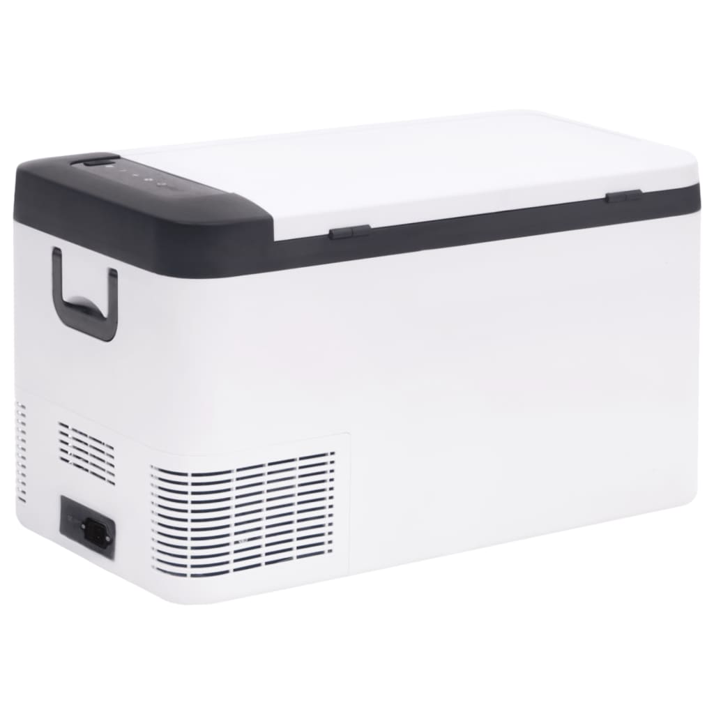 Nevera con asa PP y PE negro y blanco 18 L