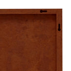 Adorno de pared de jardín acero corten cabeza de Buda 55x55 cm