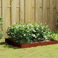 Jardinera acero corten 100x100x26 cm