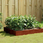 Jardinera acero corten 100x100x26 cm