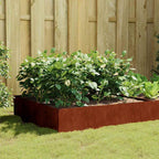 Jardinera acero corten 100x100x26 cm