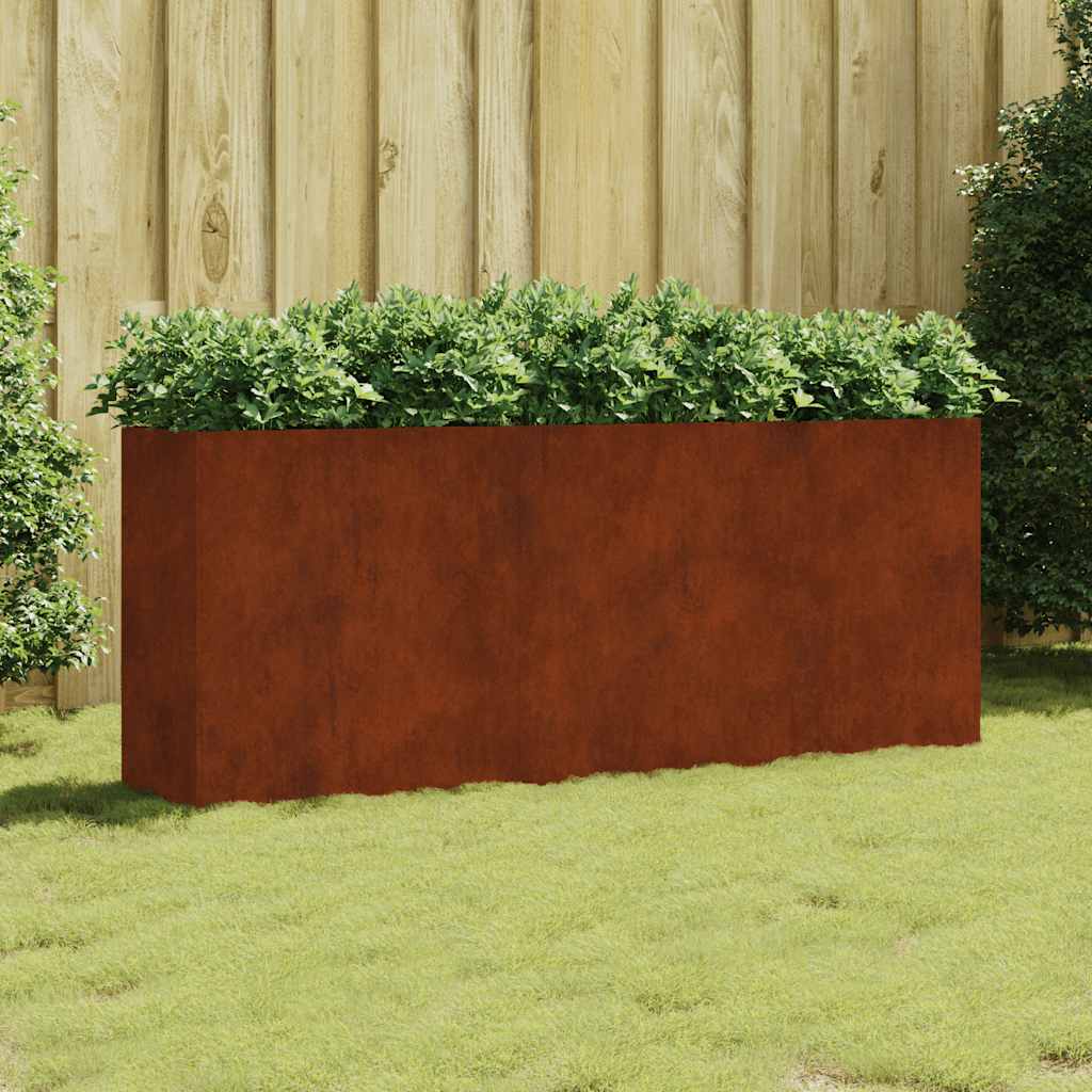 Jardinera acero corten 100x100x36 cm