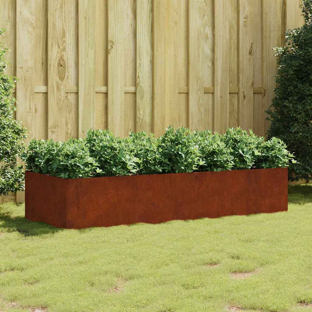 Jardinera acero corten 100x100x36 cm
