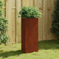 Jardinera acero corten 100x100x18,5 cm