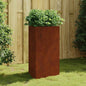 Jardinera acero corten 100x100x18,5 cm
