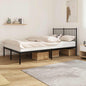 Estructura cama con cabecero sin colchón marrón roble 100x190cm