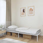 Estructura cama con cabecero sin colchón marrón roble 100x190cm