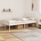 Estructura cama con cabecero sin colchón marrón roble 100x190cm