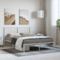 Estructura cama con cabecero sin colchón marrón roble 100x190cm