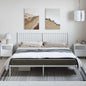 Estructura cama con cabecero sin colchón marrón roble 100x190cm