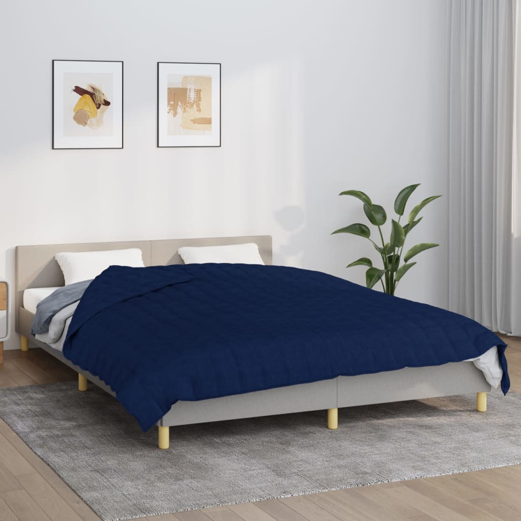 Manta con peso con funda gris 120x180 cm 5 kg tela
