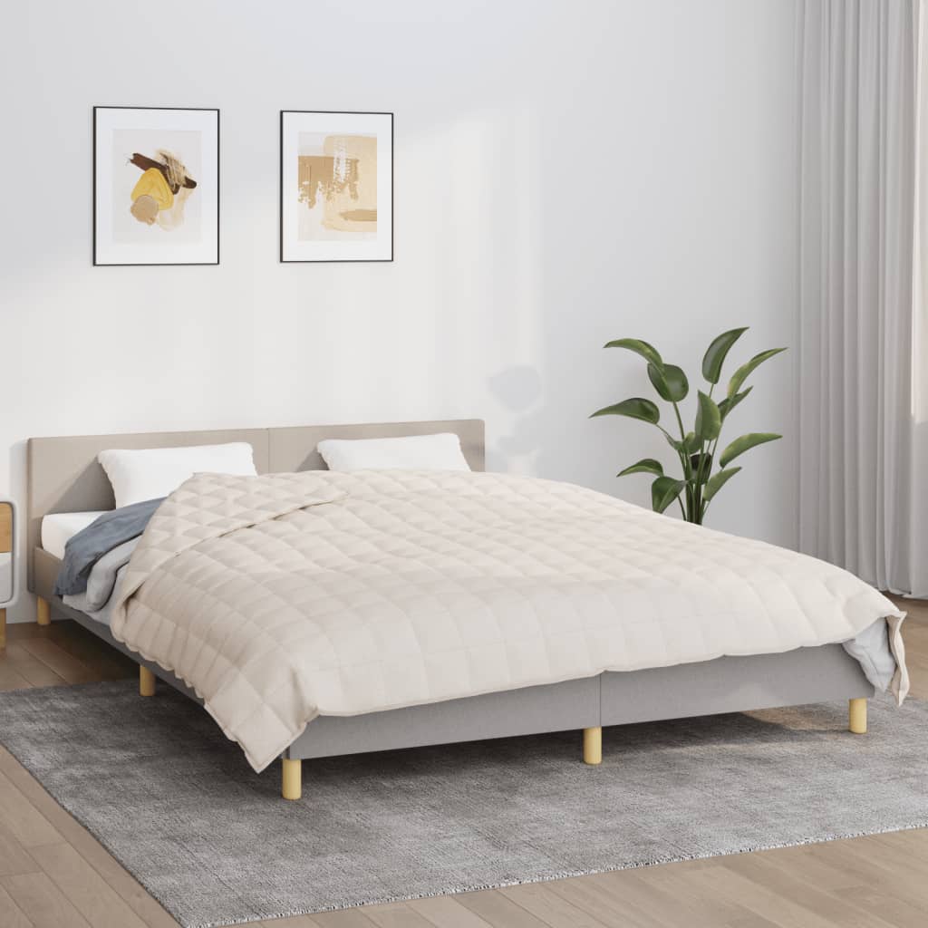 Manta con peso con funda gris 120x180 cm 5 kg tela