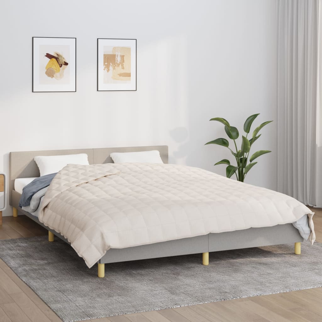 Manta con peso con funda gris 120x180 cm 5 kg tela