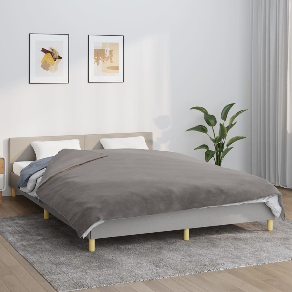Manta con peso con funda gris 120x180 cm 5 kg tela