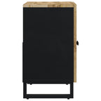 Mueble de lavabo madera mango y madera ingeniería 62x33x58 cm