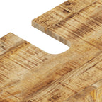 Mueble de lavabo madera mango y madera ingeniería 62x33x58 cm
