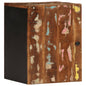 Wall-mounted bathroom cabinet, solid reclaimed wood 38x33x48 cm