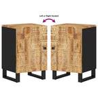 Mueble de baño madera maciza de mango 38x33x58 cm