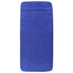 Toallas de playa 2 uds tela azul klein 400 g/m² 60x135 cm
