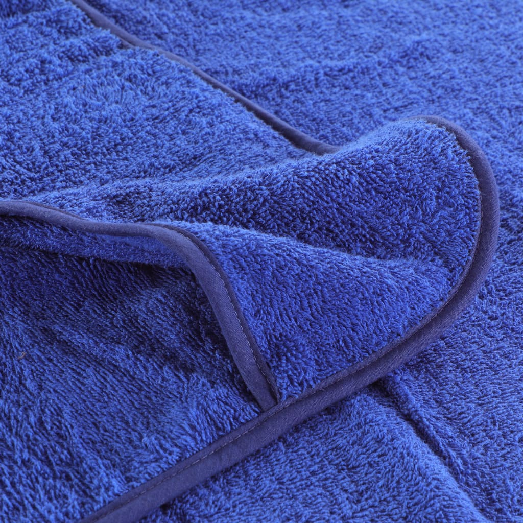 Toallas de playa 2 uds tela azul klein 400 g/m² 60x135 cm
