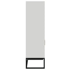 Aparador alto madera contrachapada blanco 60x35x125 cm