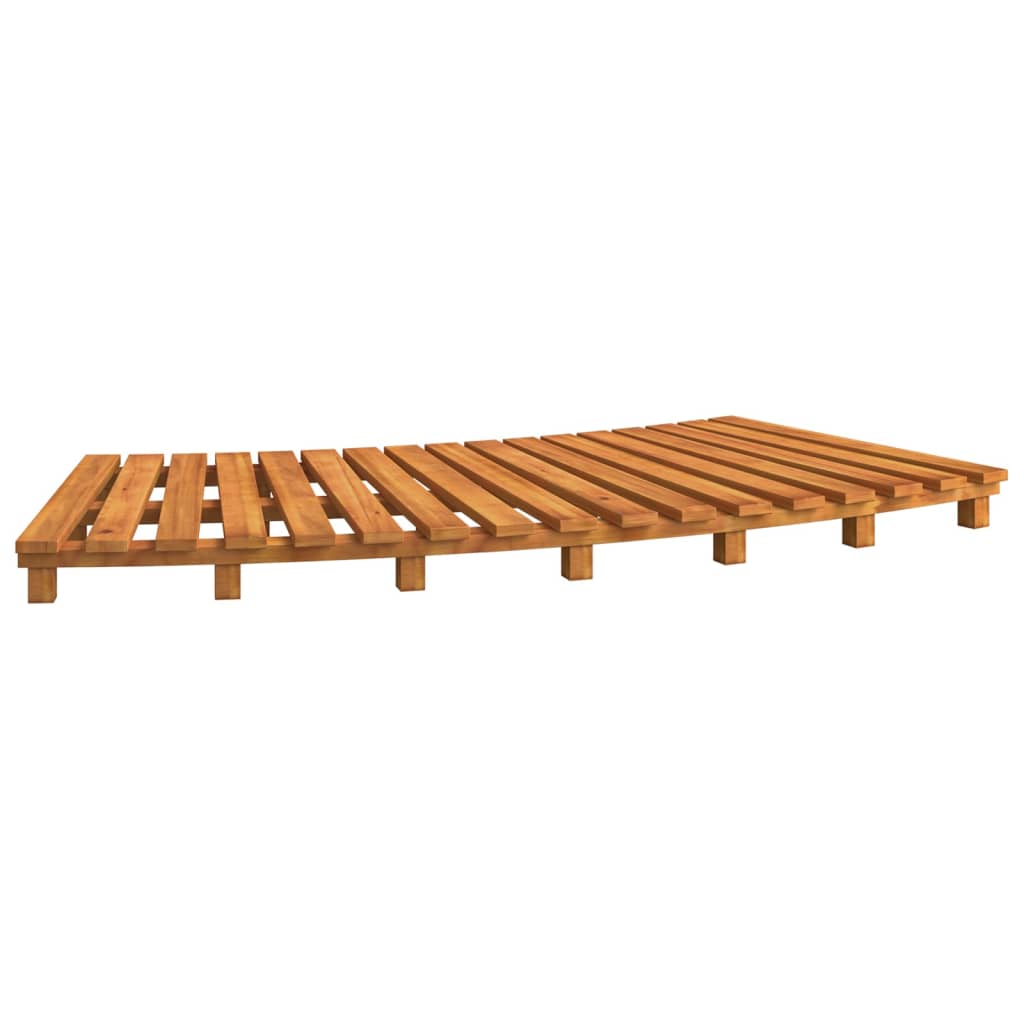 Peldaños para bañera de hidromasaje 2 uds madera maciza acacia