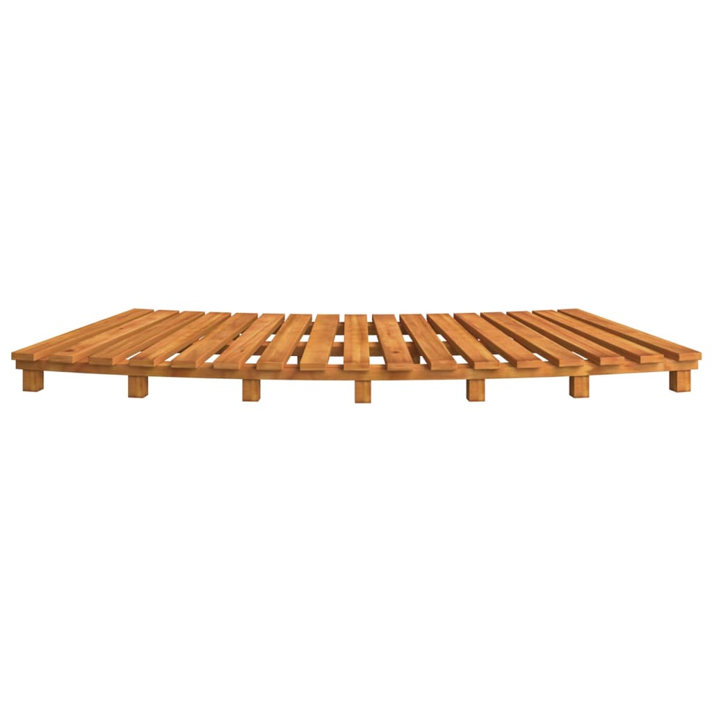 Peldaños para bañera de hidromasaje 2 uds madera maciza acacia