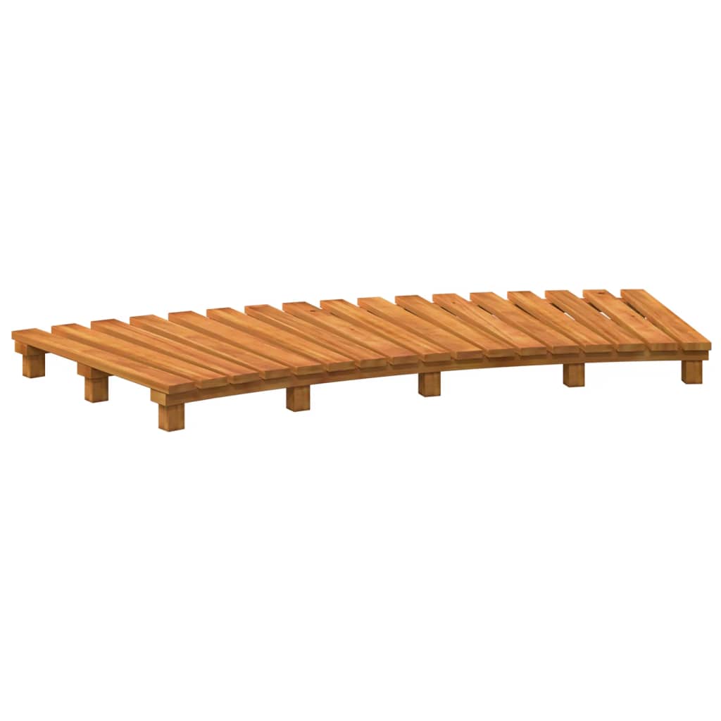 Peldaños para bañera de hidromasaje 2 uds madera maciza acacia