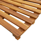 Peldaños para bañera de hidromasaje 2 uds madera maciza acacia