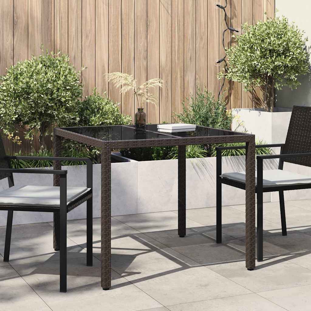 Garden Table 150 x 90 x 75 cm synthetic rattan