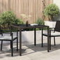 Mesa de Jardín 150 x 90 x 75 cm ratán sintético