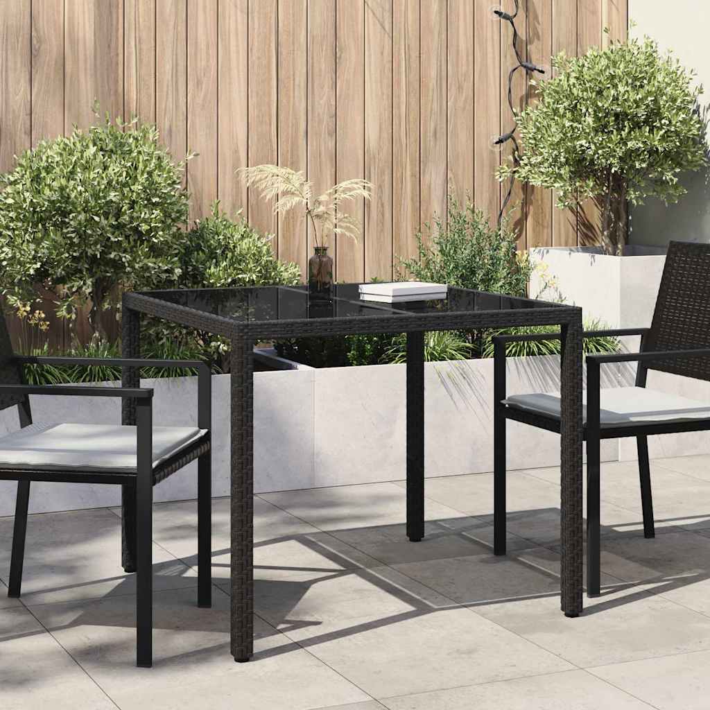 Garden Table 150 x 90 x 75 cm synthetic rattan
