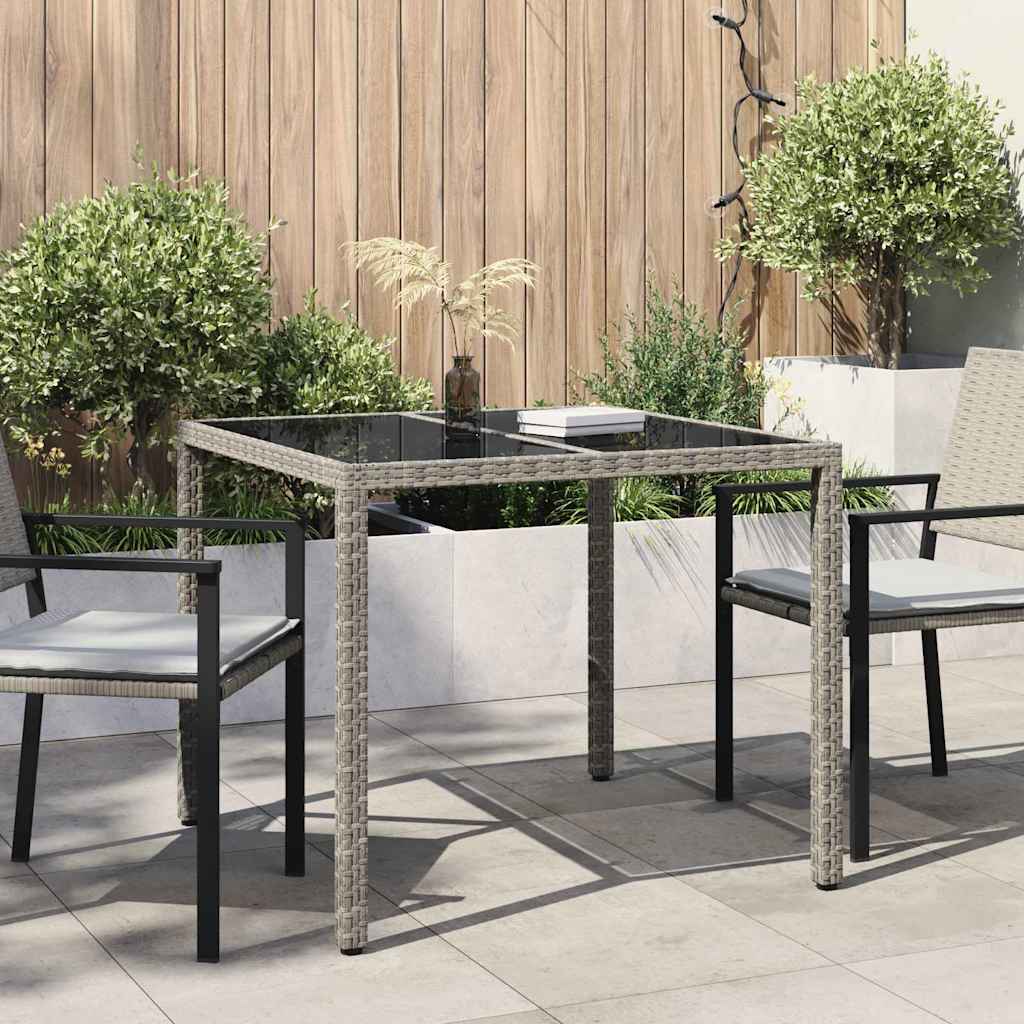 Garden Table 150 x 90 x 75 cm synthetic rattan