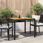 Mesa de Jardín Gris 150 x 90 x 75 cm ratán sintético