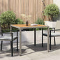 Mesa de Jardín Gris 150 x 90 x 75 cm ratán sintético