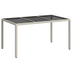 Mesa de Jardín 150 x 90 x 75 cm ratán sintético
