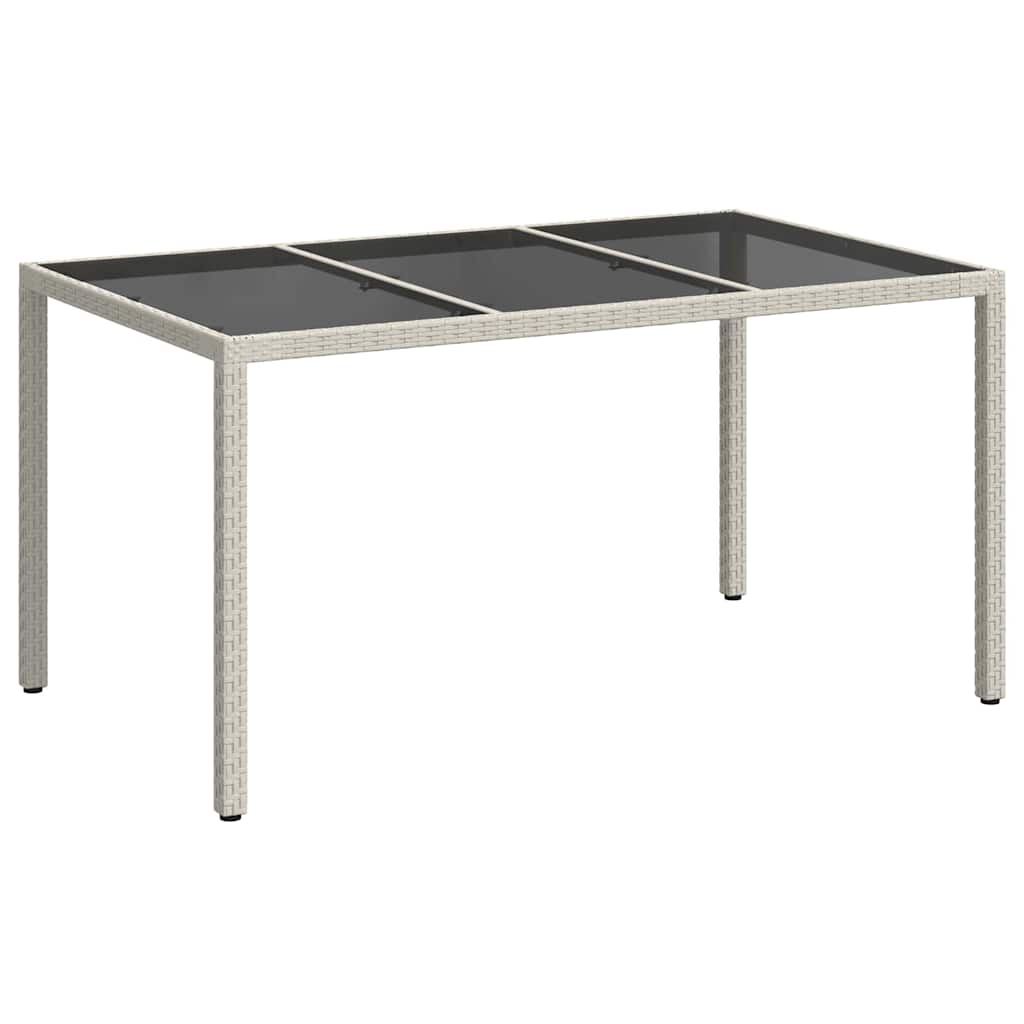 Mesa de Jardín 150 x 90 x 75 cm ratán sintético