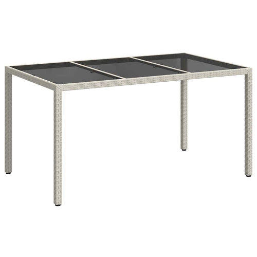 Garden Table 150 x 90 x 75 cm synthetic rattan