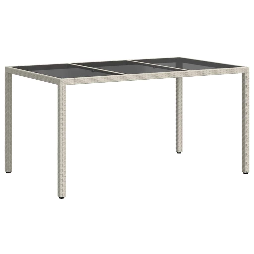Mesa de Jardín 150 x 90 x 75 cm ratán sintético