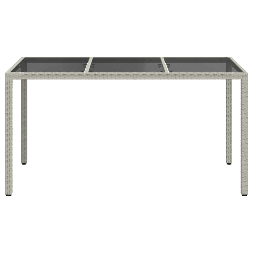 Mesa de Jardín 150 x 90 x 75 cm ratán sintético