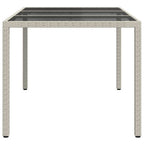 Mesa de Jardín 150 x 90 x 75 cm ratán sintético