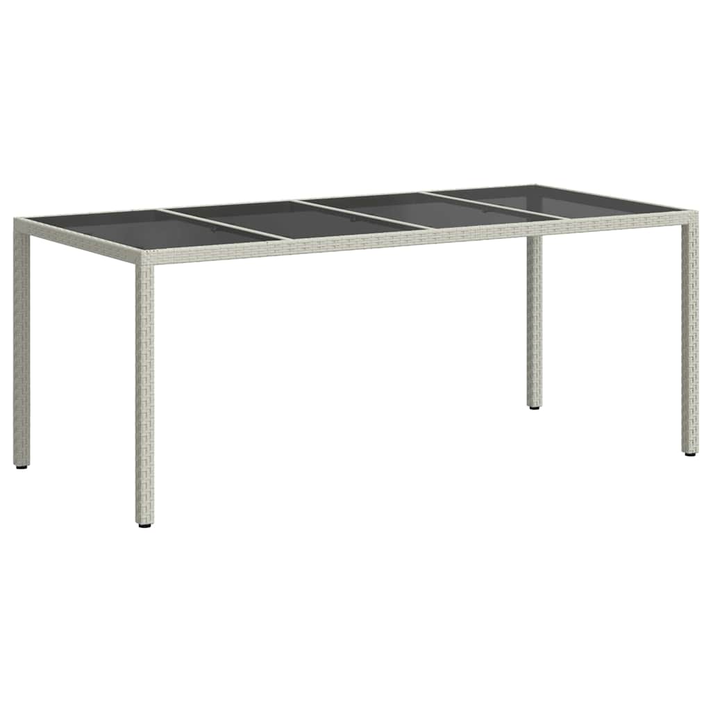 Mesa de Jardín 190 x 90 x 75 cm ratán sintético
