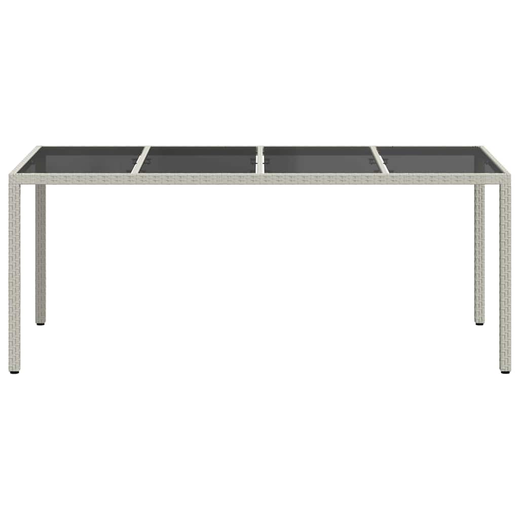 Mesa de Jardín 190 x 90 x 75 cm ratán sintético