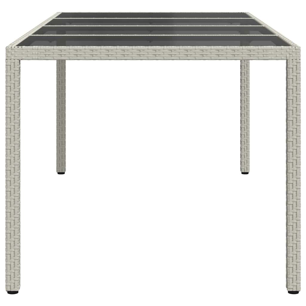 Mesa de Jardín 190 x 90 x 75 cm ratán sintético