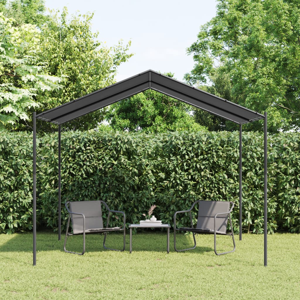 Carpa acero y tela beige 3x3 m